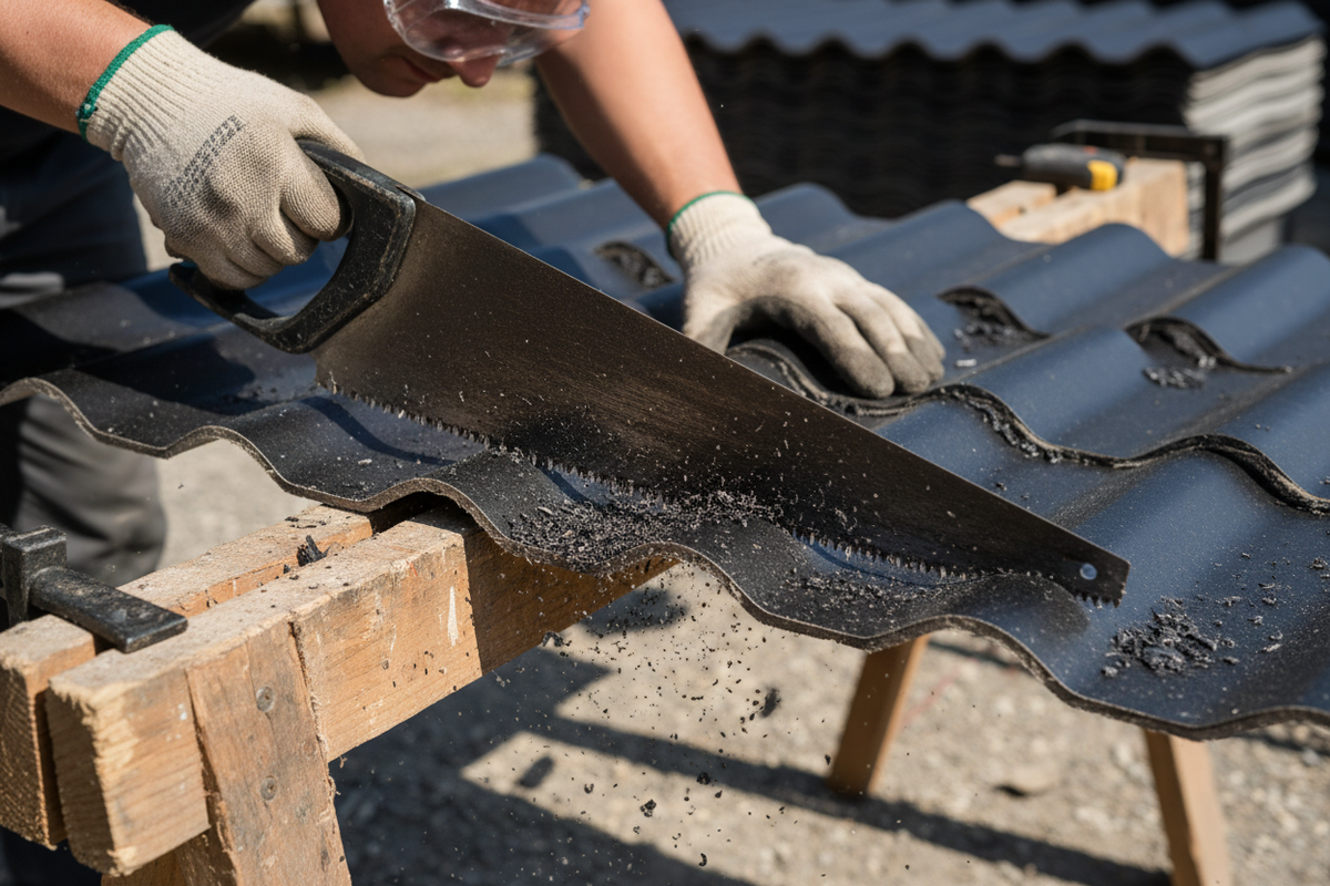 How to Cut Corrugated Bitumen Sheets (Best Tools & Techniques ...
