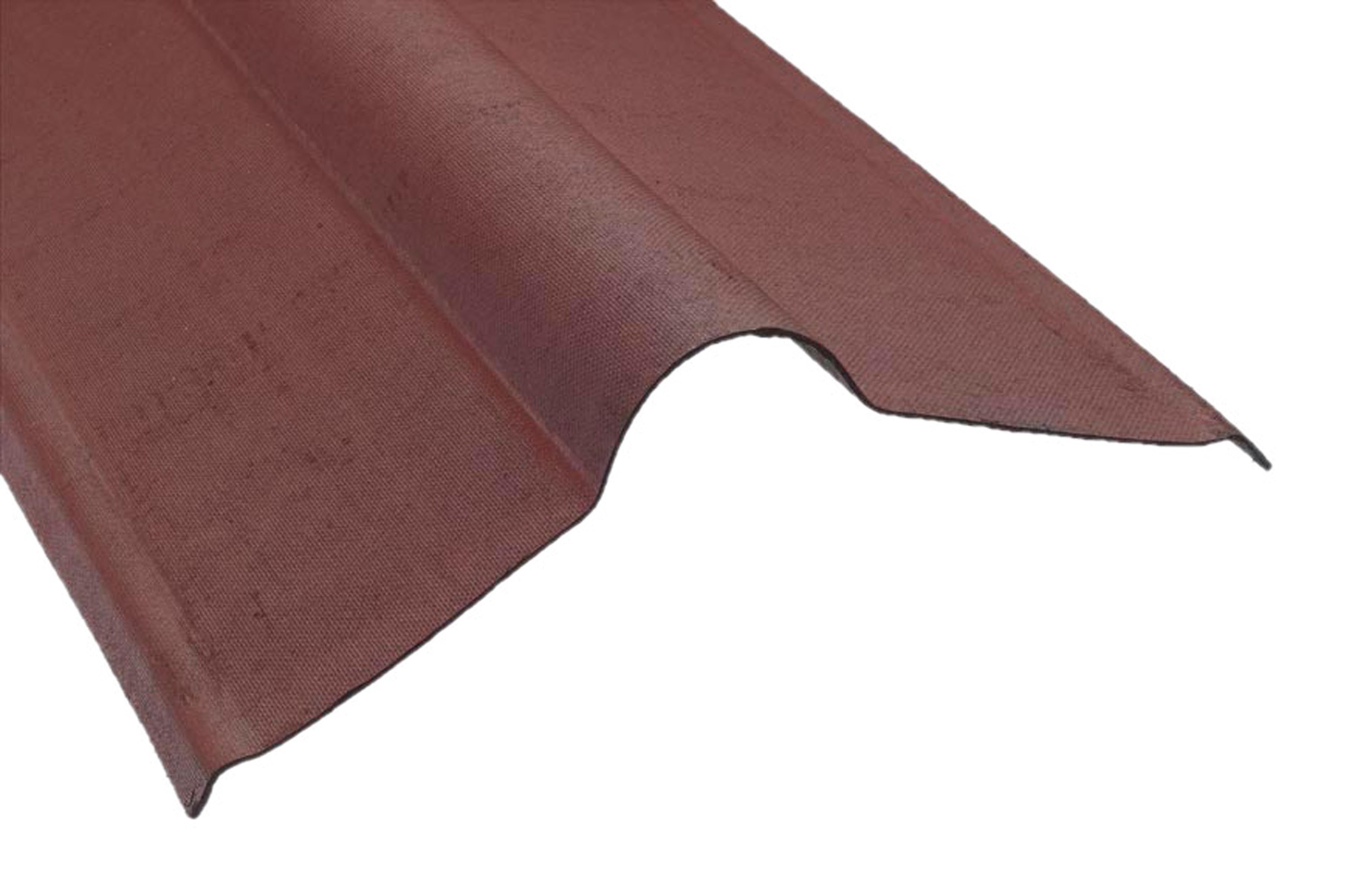 brown bitumen ridge on white background