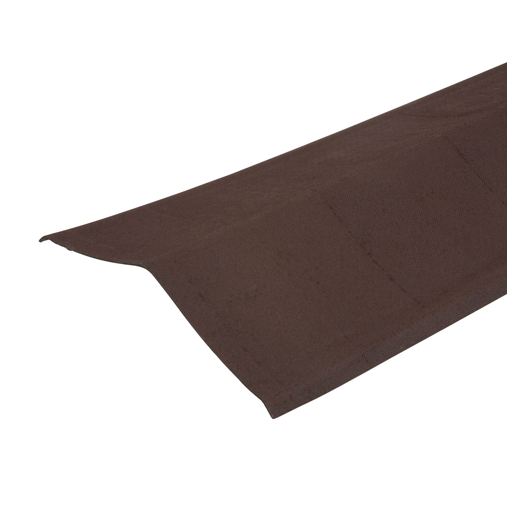 brown bitumen verge on white background